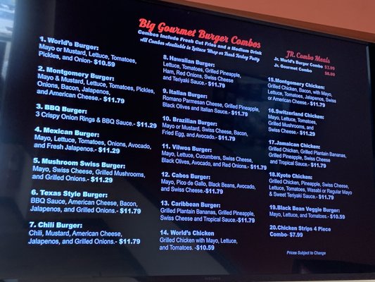 Menu photo 3 World's Burgers #2 Conroe, TX Menu photo 3 World's Burgers #2 Conroe, TX