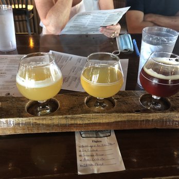 Arizona Wilderness Brewing - Beer flight - Breweries Near Me - Gilbert, Arizona