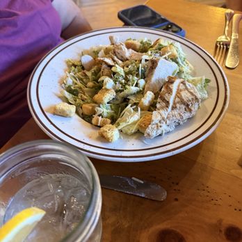 Blue Bell Lodge - Caesar salad with chicken - Resorts Near Me - Custer, South Dakota