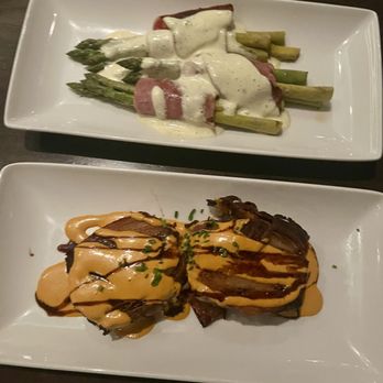 Provision - Asparagus  Cotto Ham, Béarnaise & Potato-Bacon Terrine  Romesco - New American Near Me - Indianapolis, Indiana