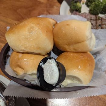 Logan's Roadhouse - Complimentary rolls and cinnamon butter - Barbeque Near Me - Chattanooga, Tennessee Logan's Roadhouse - Complimentary rolls and cinnamon butter - Barbeque Near Me - Chattanooga, Tennessee