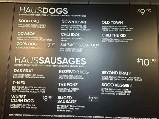 Menu photo 3 Dog Haus Biergarten Belmont, CA