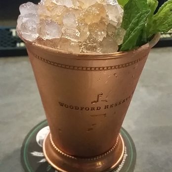 Hive - Mint Julep. It was pretty strong! Bartender instructed me to keep the straw by the mint leaves so I can get  a good whiff as I drink - Korean Near Me - San Diego, California