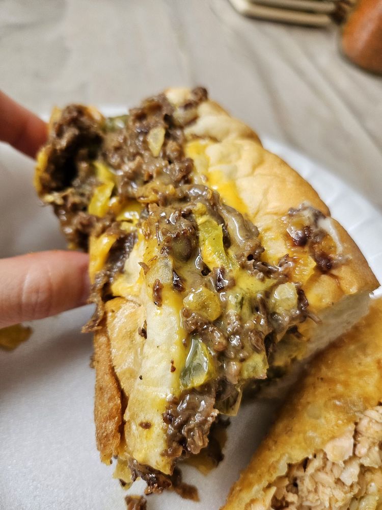 Food from Big Dave's Cheesesteaks
