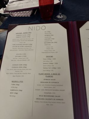 Menu photo 5 Nido San José del Cabo, BCS Menu photo 5 Nido San José del Cabo, BCS