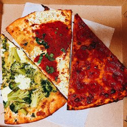 City Pizzeria - white, margarita, hot honey pepperoni