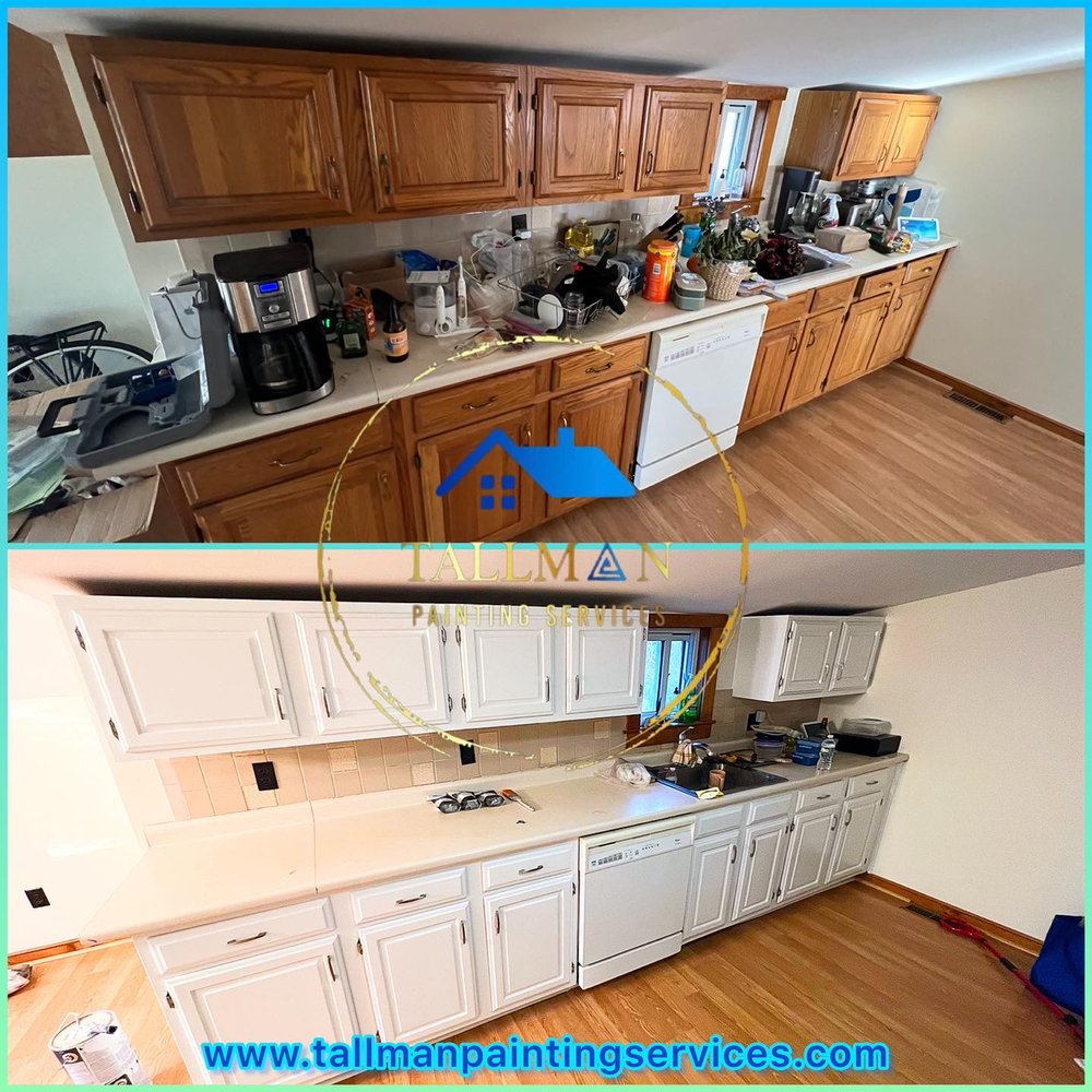 Spray Painting Kitchen Burlington Ontario Matttroy