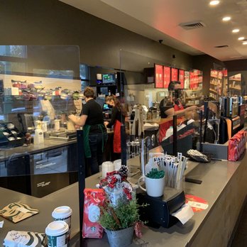 Starbucks - customers at the counter of a coffee shop - Coffee & Tea Near Me - Gridley, California