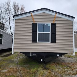 Clayton Homes - Supposed to be sage green siding with white shutters