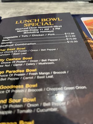 Menu photo 8 Pattaya Thai Restaurant Lacey, WA Menu photo 8 Pattaya Thai Restaurant Lacey, WA