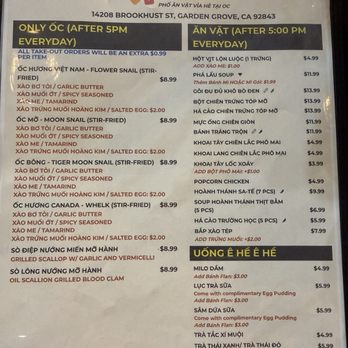 Grandpa's Kitchen - Grill Bar 168 - Vietnamese Near Me - Garden Grove, California
