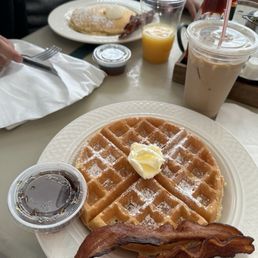 Pancakes Waffle Iced Coffee Pancakes Waffle Iced Coffee