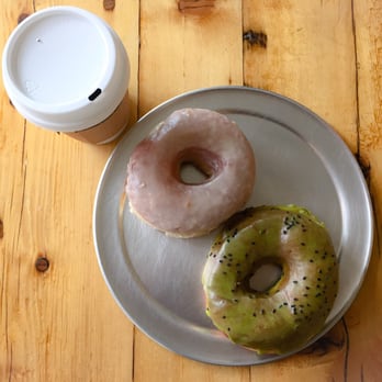 Union Square Donuts - Vanilla bean and green tea sesame donuts - Donuts Near Me - Somerville, Massachusetts Union Square Donuts - Vanilla bean and green tea sesame donuts - Donuts Near Me - Somerville, Massachusetts