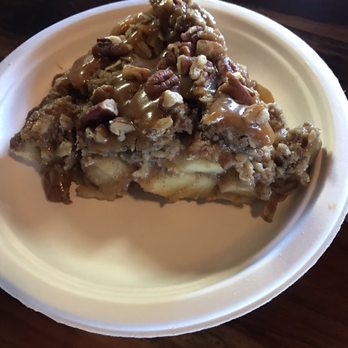 High Hill Ranch - Slice of caramel apple crunch pie - Donuts Near Me - Placerville, California High Hill Ranch - Slice of caramel apple crunch pie - Donuts Near Me - Placerville, California