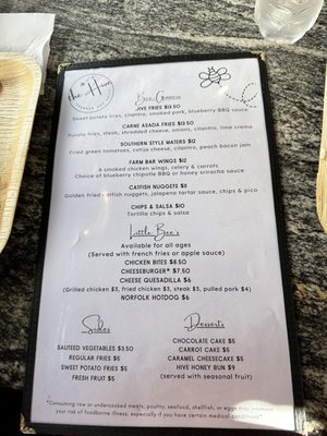 Menu photo 8 The Hive Farm Bar and Grill Chesapeake, VA