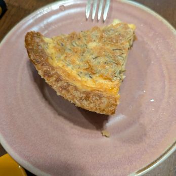 The Sweet Read - rosemary mozzarella quiche. had a lot of that strange flavour things cooked with eggs sometimes take on. but it was yummy otherwise. - Coffee & Tea Near Me - Woodstock, Georgia