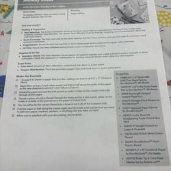 Michaels - Sunday event junk journal instructions