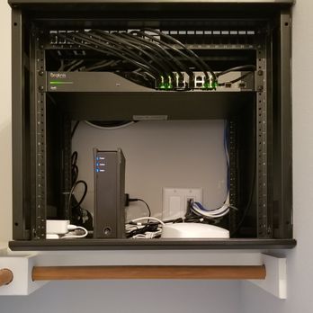 Kudox Network - Home office closet network rack installation. - Home Automation Near Me - Hermosa Beach, California Kudox Network - Home office closet network rack installation. - Home Automation Near Me - Hermosa Beach, California