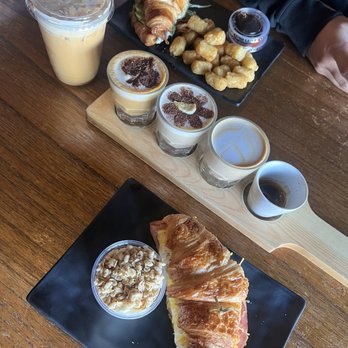 Bad Owl Coffee - Breakfast Croissant  Butterbrew Latte Banana Cold Brew Latte Oat-Chata Latte - Coffee & Tea Near Me - Henderson, Nevada