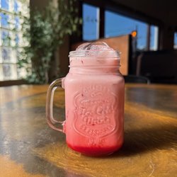 Thai Tanium Restaurant - Pink Milk Tea