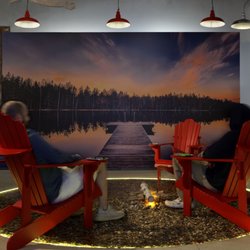 Stok'd Cannabis - Come relax with us while you roll a joint in our cozy lounge area, with real fake firepit!