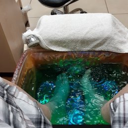 Pedicure and relaxation. Pedicure and relaxation.