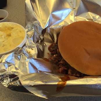 Harris Bar-B-Que - Chopped beef, and potato salad - Barbeque Near Me - Cedar Hill, Texas Harris Bar-B-Que - Chopped beef, and potato salad - Barbeque Near Me - Cedar Hill, Texas