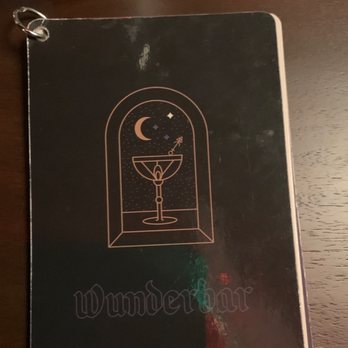 Wunderbar - tarot card menu - Cocktail Bars Near Me - San Mateo, California Wunderbar - tarot card menu - Cocktail Bars Near Me - San Mateo, California