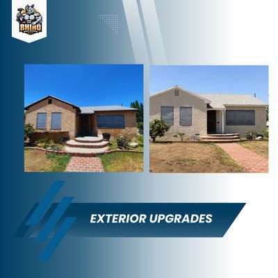 Exterior Upgrades - We do painting and wood replacement to the exterior of your home. Exterior Upgrades - We do painting and wood replacement to the exterior of your home.