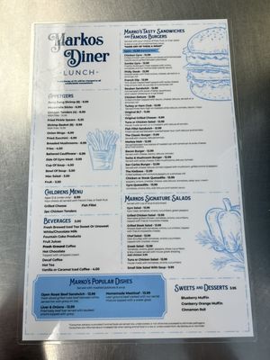 Menu photo 1 Marko's Diner Fort Myers, FL Menu photo 1 Marko's Diner Fort Myers, FL