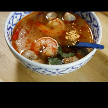 Pineapple Thai - Tom youn soup with shrimps - Thai Near Me - Cupertino, California Pineapple Thai - Tom youn soup with shrimps - Thai Near Me - Cupertino, California