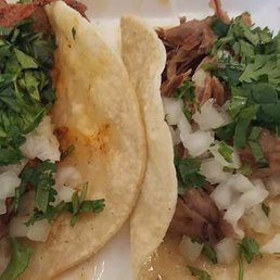 Barbacoa and Carnitas tacos. BAM! Barbacoa and Carnitas tacos. BAM!