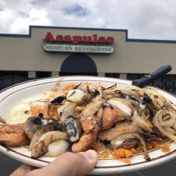 Acapulco - A plate of pollo loco deliciousness (chicken, onions, mushrooms, white cheese sauce and rice)! - Mexican Near Me - Florence, Kentucky Acapulco - A plate of pollo loco deliciousness (chicken, onions, mushrooms, white cheese sauce and rice)! - Mexican Near Me - Florence, Kentucky