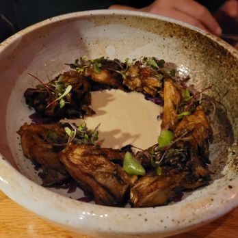 CHICA - Maitake Muchrooms with 3 corn tortillas to make tacos - Latin American Near Me - Las Vegas, Nevada