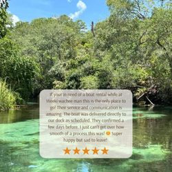 Overnight Boat Rental - Boat rentals weeki wachee