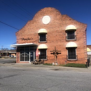 Pancho's - a red brick building with three windows - Mexican Near Me - Liberty, South Carolina Pancho's - a red brick building with three windows - Mexican Near Me - Liberty, South Carolina