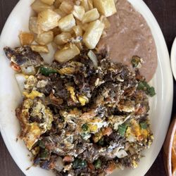 Gloria's Mexican Restaurant - Machacado plate