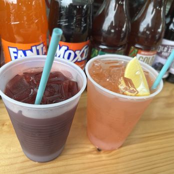 Bar Harbor Lobster Pound - Blueberry and strawberry lemonades - Seafood Near Me - Bar Harbor, Maine Bar Harbor Lobster Pound - Blueberry and strawberry lemonades - Seafood Near Me - Bar Harbor, Maine