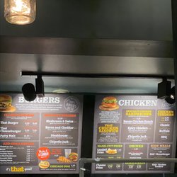 That Burger Joint - Menu board.