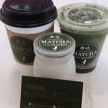Matcha Cafe Maiko - Tysons - Iced Lavender Matcha Latte Hot matcha no sugar Black Sesame Pana Cotta 10 item menu card - Desserts Near Me - Tysons Corner, Virginia Matcha Cafe Maiko - Tysons - Iced Lavender Matcha Latte Hot matcha no sugar Black Sesame Pana Cotta 10 item menu card - Desserts Near Me - Tysons Corner, Virginia