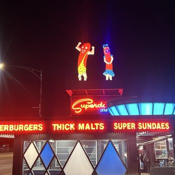 Superdawg Drive-In - Old school feel! - Hot Dogs Near Me - Chicago, Illinois Superdawg Drive-In - Old school feel! - Hot Dogs Near Me - Chicago, Illinois