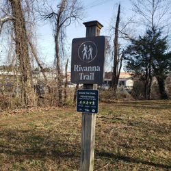 Rivanna Trail - Sign post