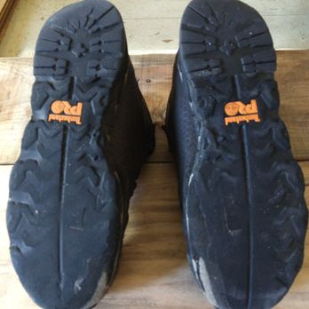 Edgar Shoe Repair - Worn through boot outsole. - Shoe Repair Near Me - Bronx, New York Edgar Shoe Repair - Worn through boot outsole. - Shoe Repair Near Me - Bronx, New York