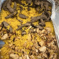 Chopped Olive Modern Mediterranean- A Fast Casual Restaurant - Family feast, naan (fresh bread ) salad