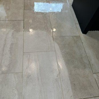 Coastline Tile Cleaning - An example of how well their cleaning process works. - Carpet Cleaning Near Me