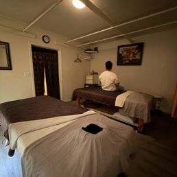 Couple's massage room Couple's massage room
