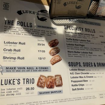 Luke's Lobster Upper East Side - Menu - Seafood Near Me - New York, New York Luke's Lobster Upper East Side - Menu - Seafood Near Me - New York, New York