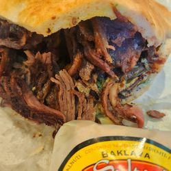 Sultan's Market - Lamb shawarma and a baklava