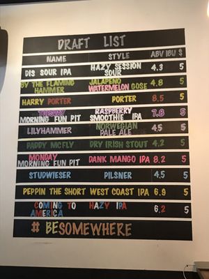 Menu photo 6 Somewhere in Particular Brewing Columbus, OH