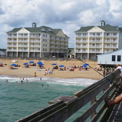 Hilton Garden Inn Outer Banks/Kitty Hawk - From the fishing pier (daytime)